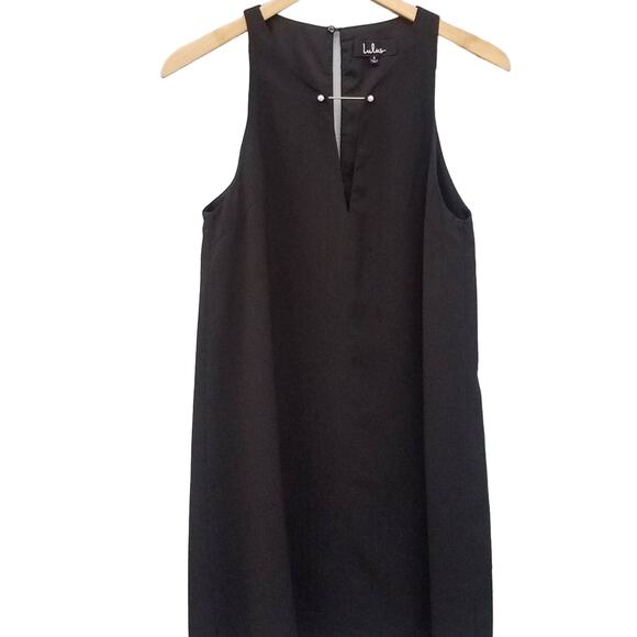Lulus | Little Black Sleeve Less Shift Dress S - Picture 1 of 5